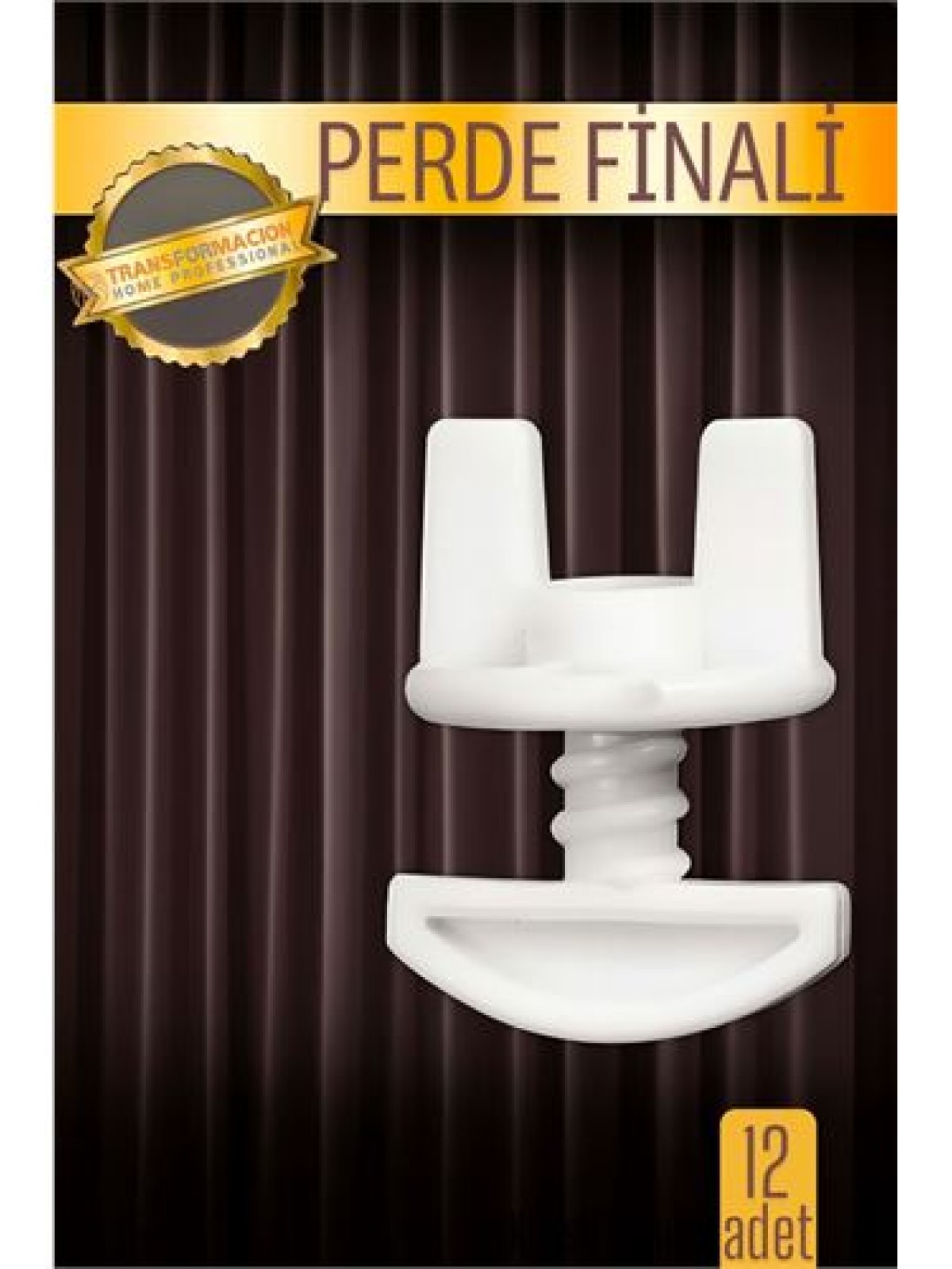 Perde Finali Perde Sonlandırıcı Stop Korniş Finali Sonu 12 Adet