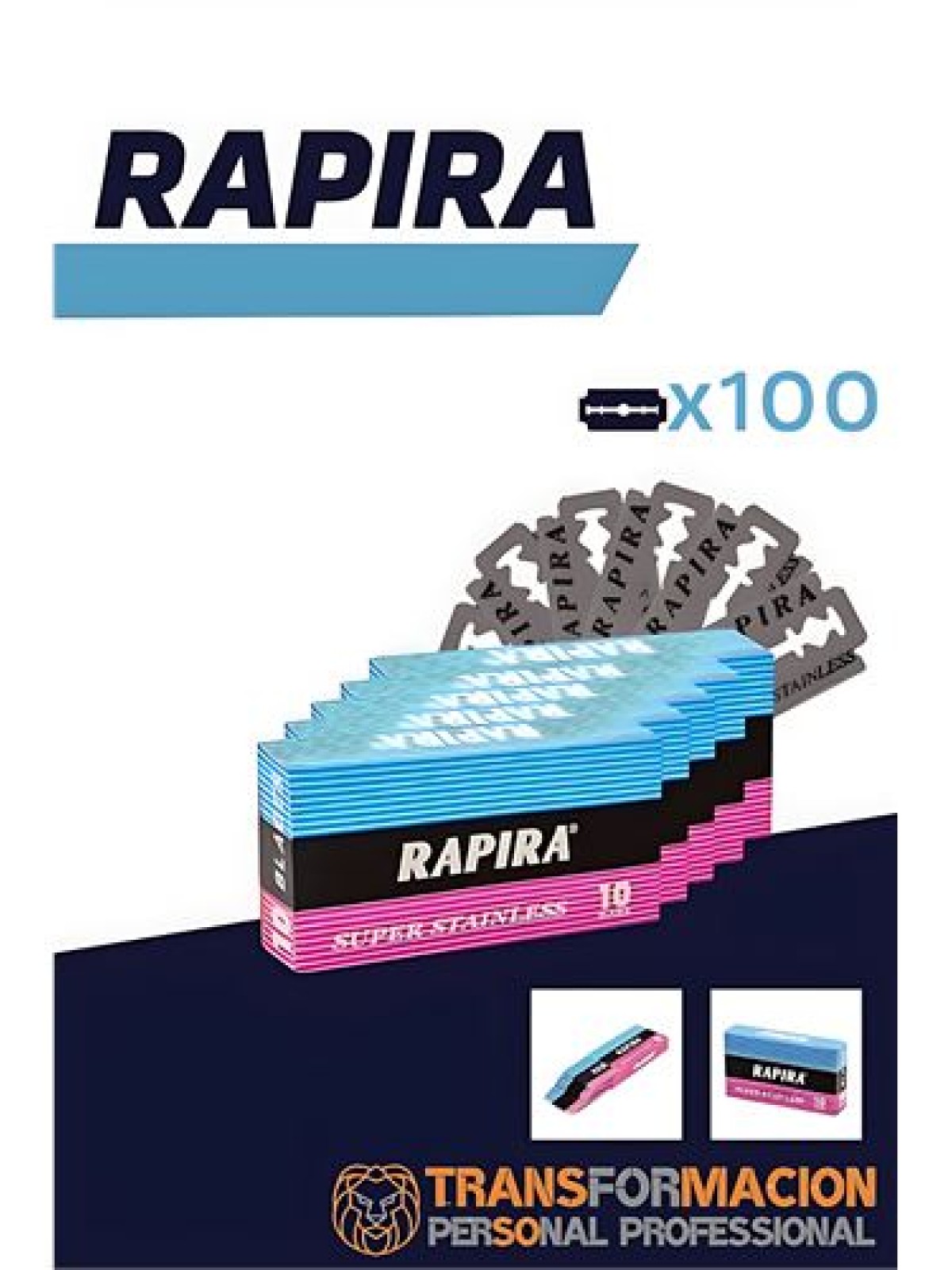 Rapira 100 Adet Yaprak Tıraş Jileti