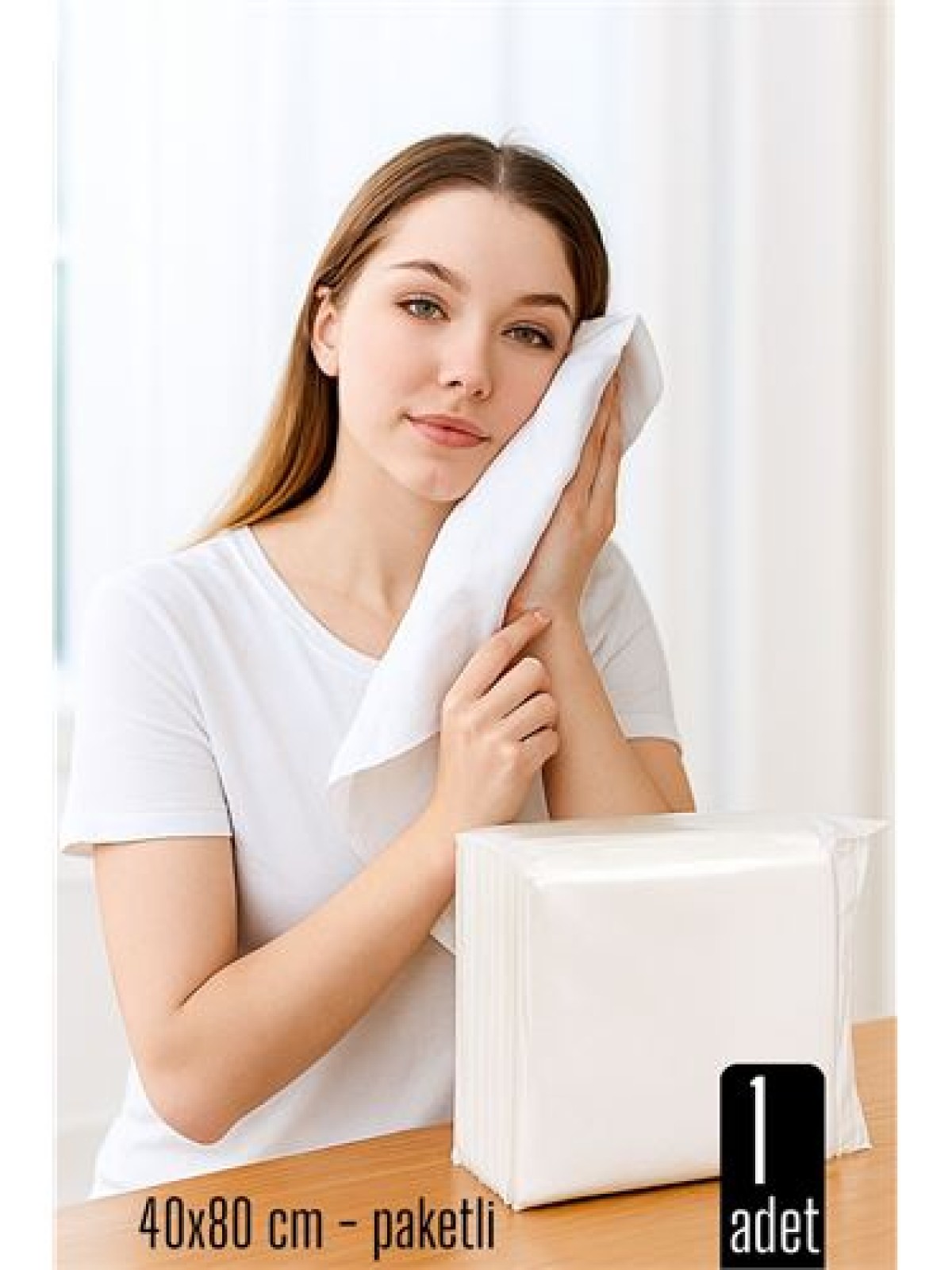 Tek Kullanımlık Havlu - Kuru Havlu - Paketli ve Çok Amaçlı 40X80 CM 1 Adet
