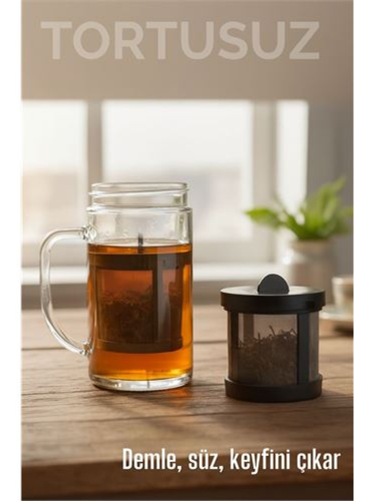 Kafes Çay Süzgeci - Bitki Çayı Süzgeci - Polikarbon