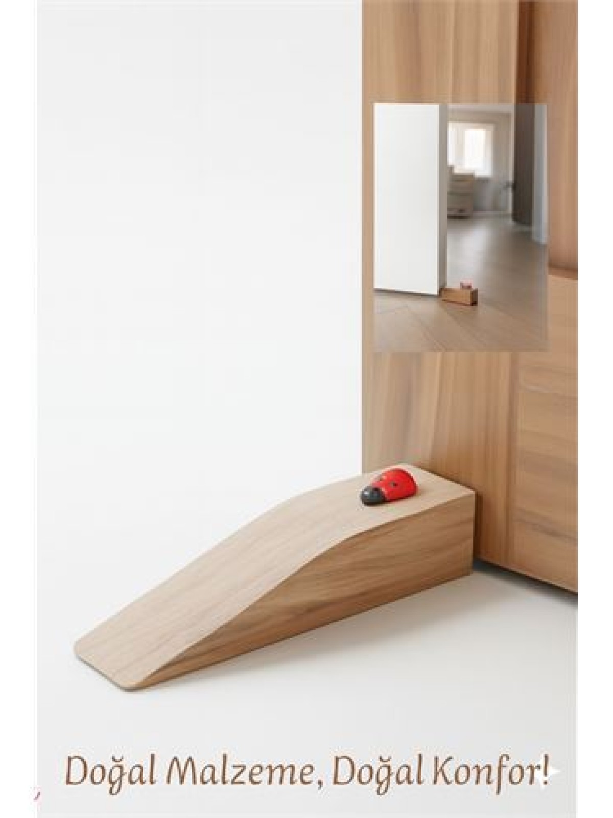 Uğur Böcekli Ahşap Kapı Tutucu – Kapı Stoperi Kaymaz, Dekoratif, Dayanıklı, Sessiz Çözüm 71