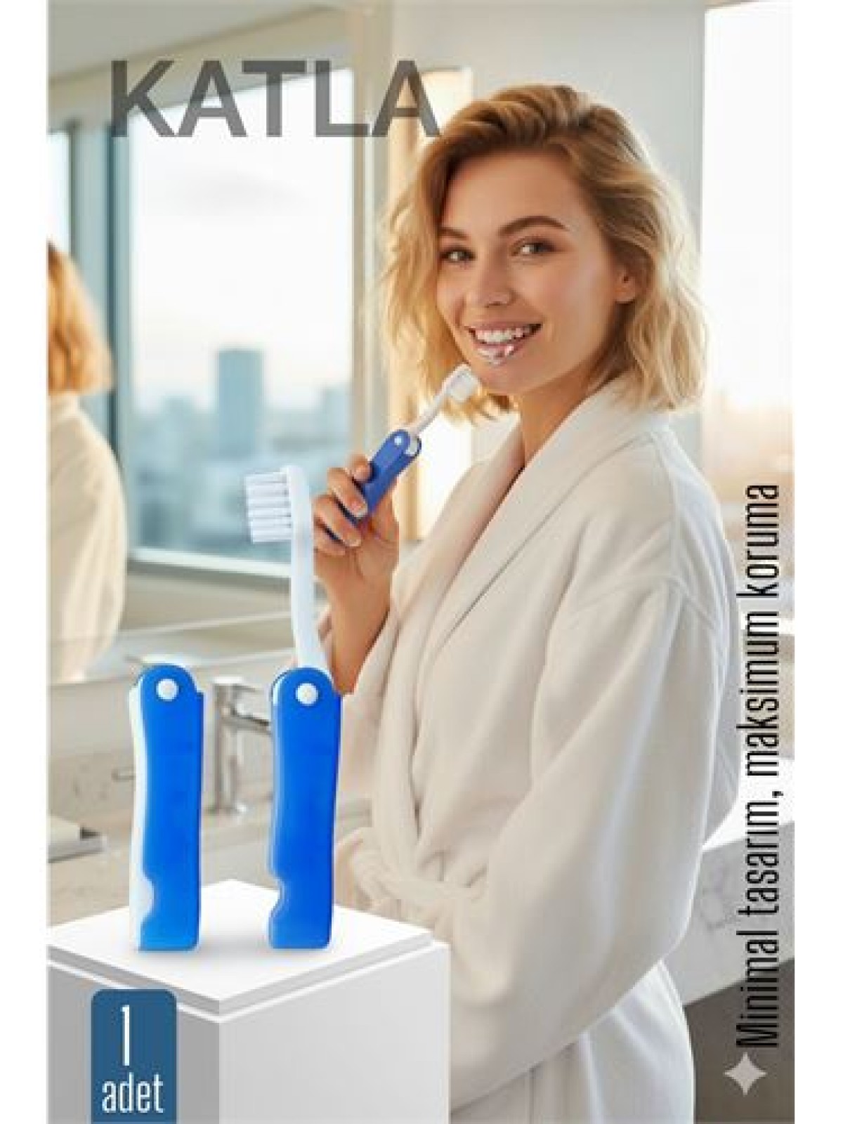 Transformacion Katlanır Diş Fırçası - Seyahat Katlanır Diş Fırçası - Hijyenik Koruma, Pratik ve Kompakt Model