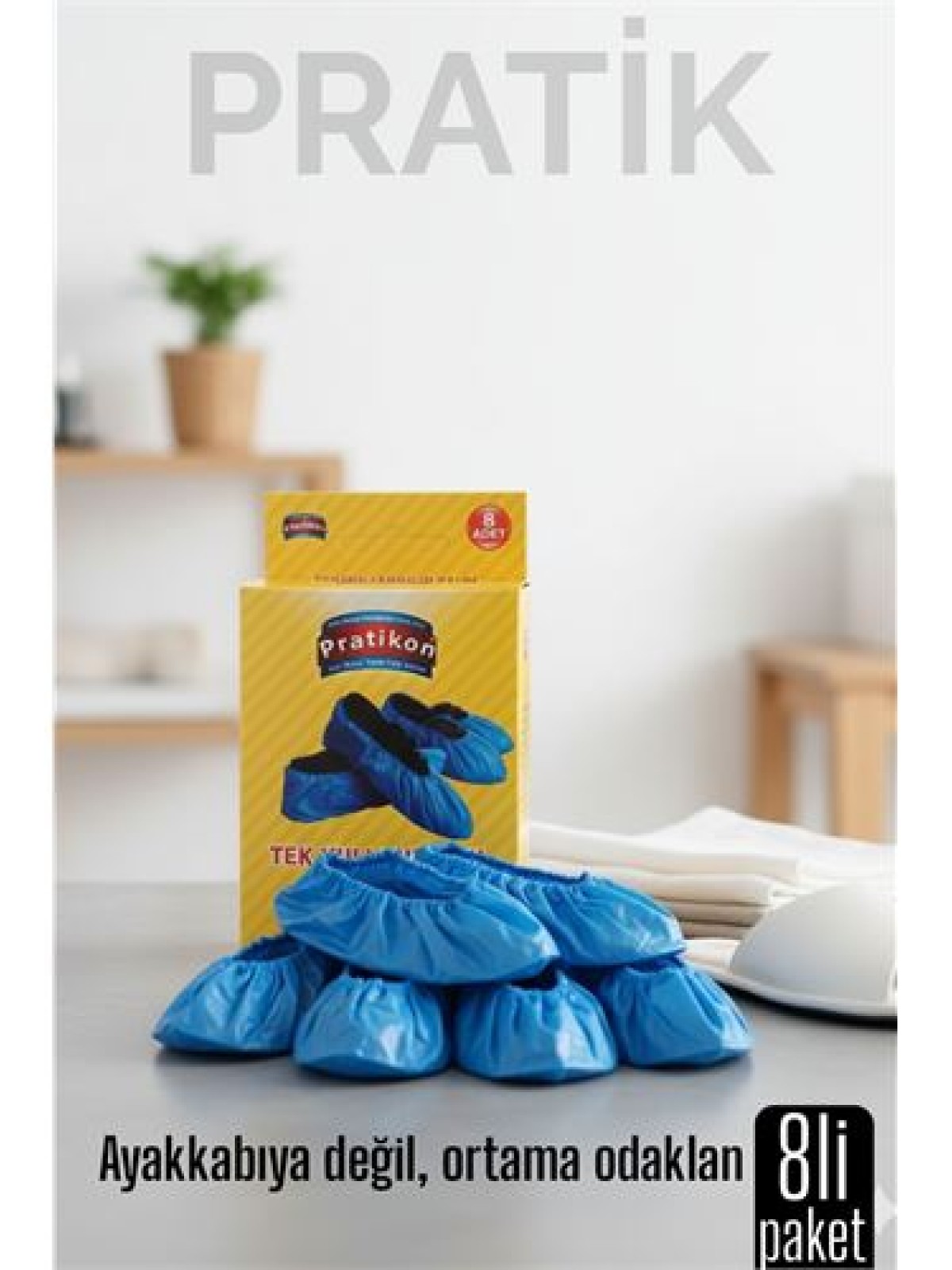 8 li KUTULU Pratik Galoş  Tek Kullanımlık Ayakkabı Kılıfı – Hijyenik ve Pratik Koruma