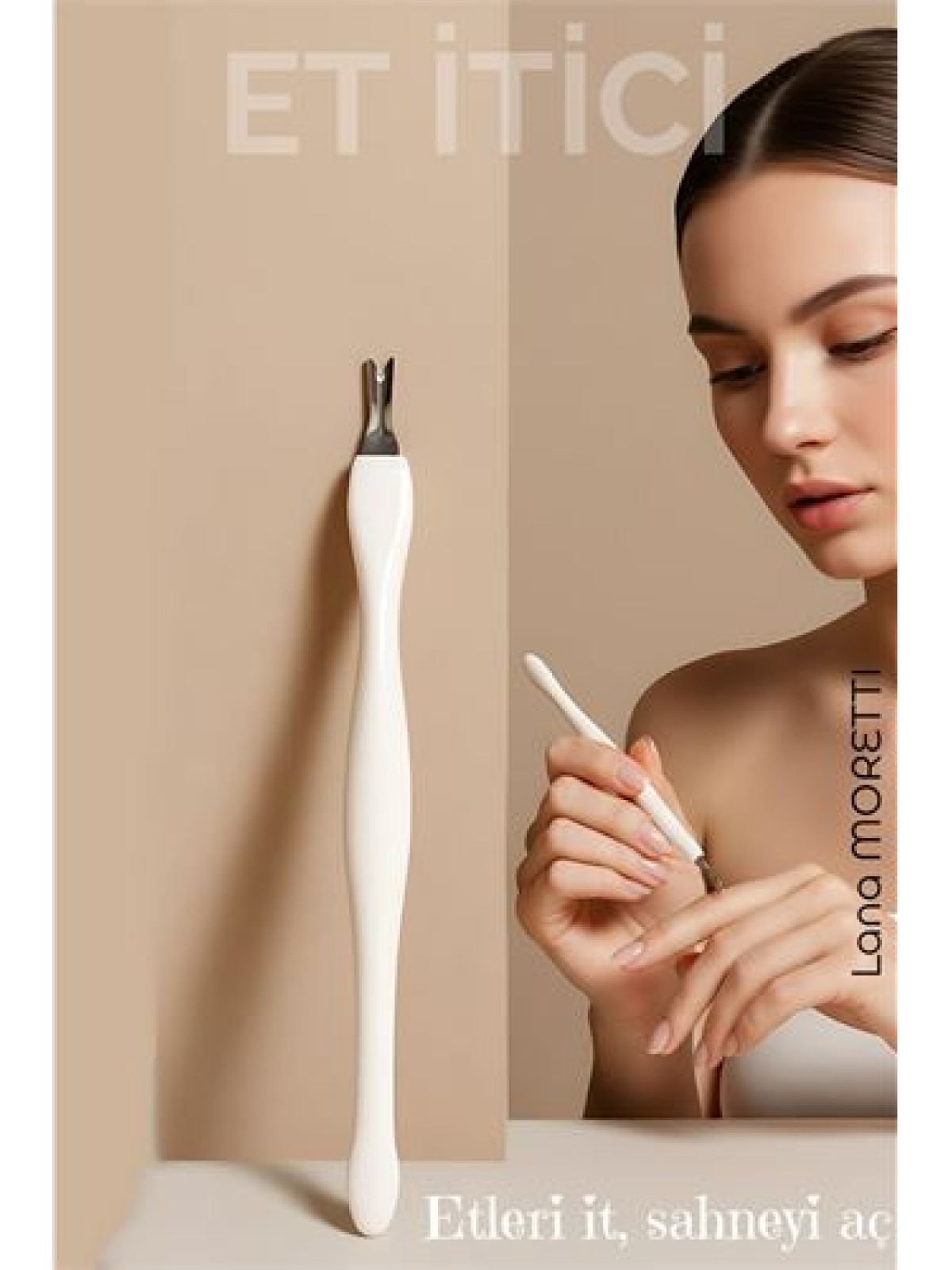 Tırnak Eti İtici ve Tırnak Et Kesici - Metal Uçlu,