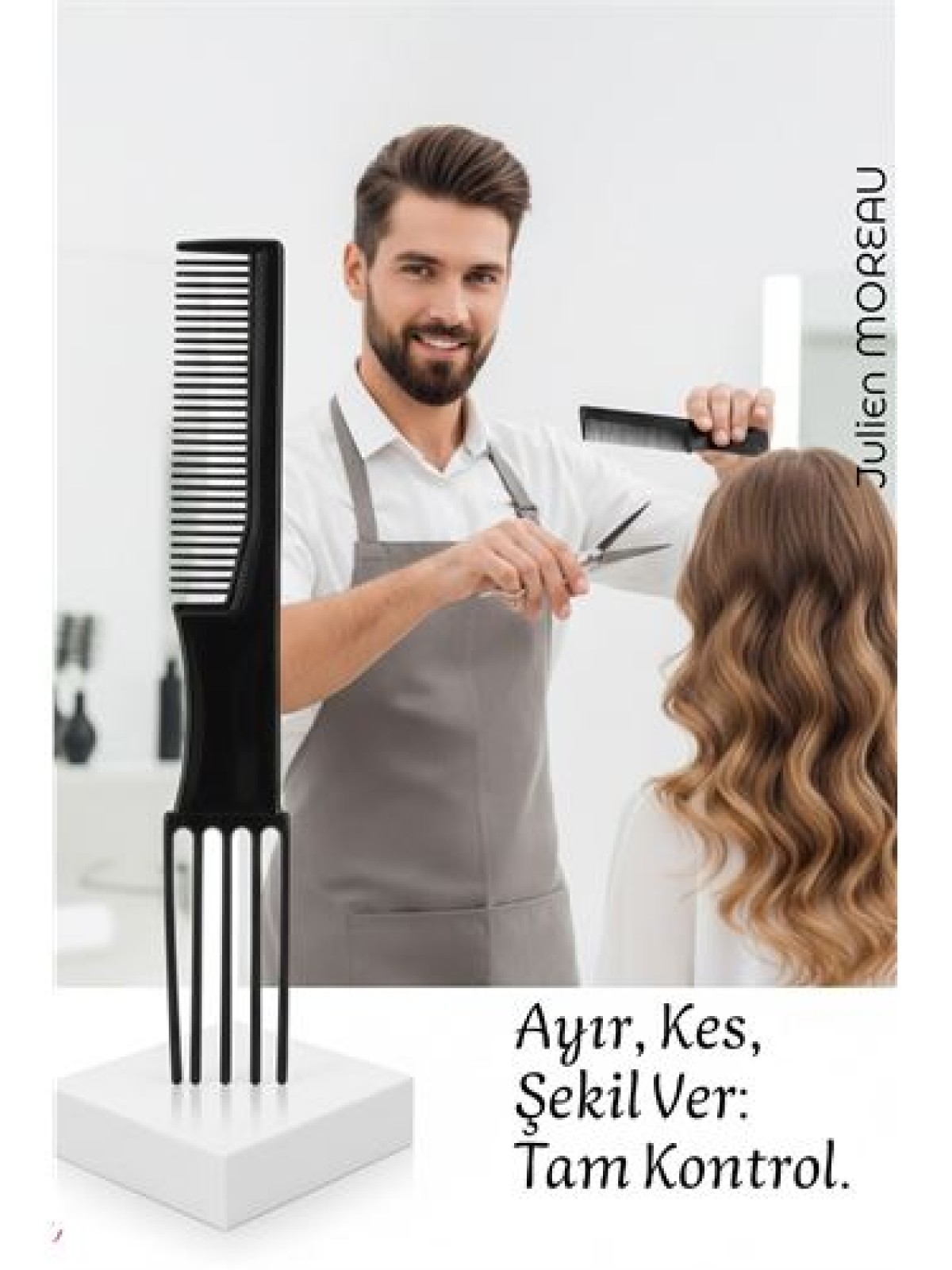 Bayan Kuaförü Saç Kesim Tarağı - Profesyonel Kuaför Saç Kesim Tarağı | Krepe, Ayırma ve Şekillendirme Tarağı