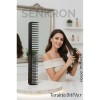 Karbon Plastik Saç Kesim Tarağı – 17.2 cm, Kuaför ve Kişisel Kullanıma Uygun