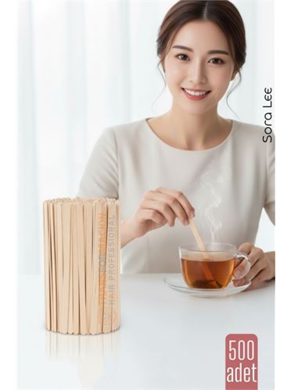 Ahşap Karıştırıcı Kaşık – 500’lü Paket | Çay, Kahve ve Servis İçin Hijyenik ve Pratik!