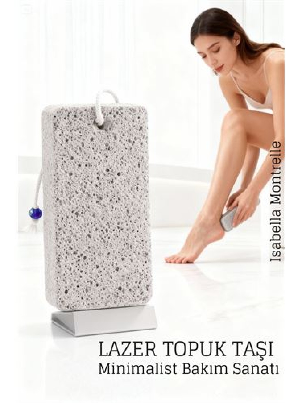 Lazer Kesim Doğal Ponza Topuk Taşı – Ayak Bakımı İçin Profesyonel Cilt Temizleyici