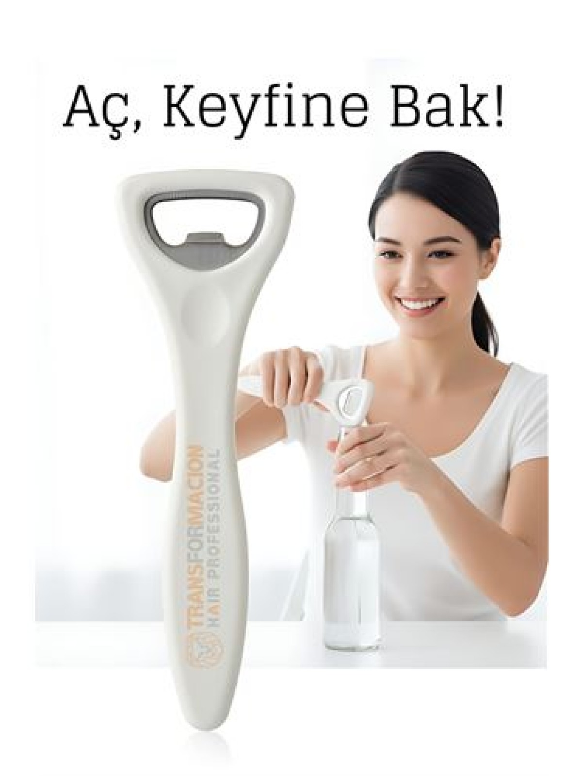 Barmen Tipi Şişe Açacağı - Ergonomik, Dayanıklı, Sofra Tipi Açacak