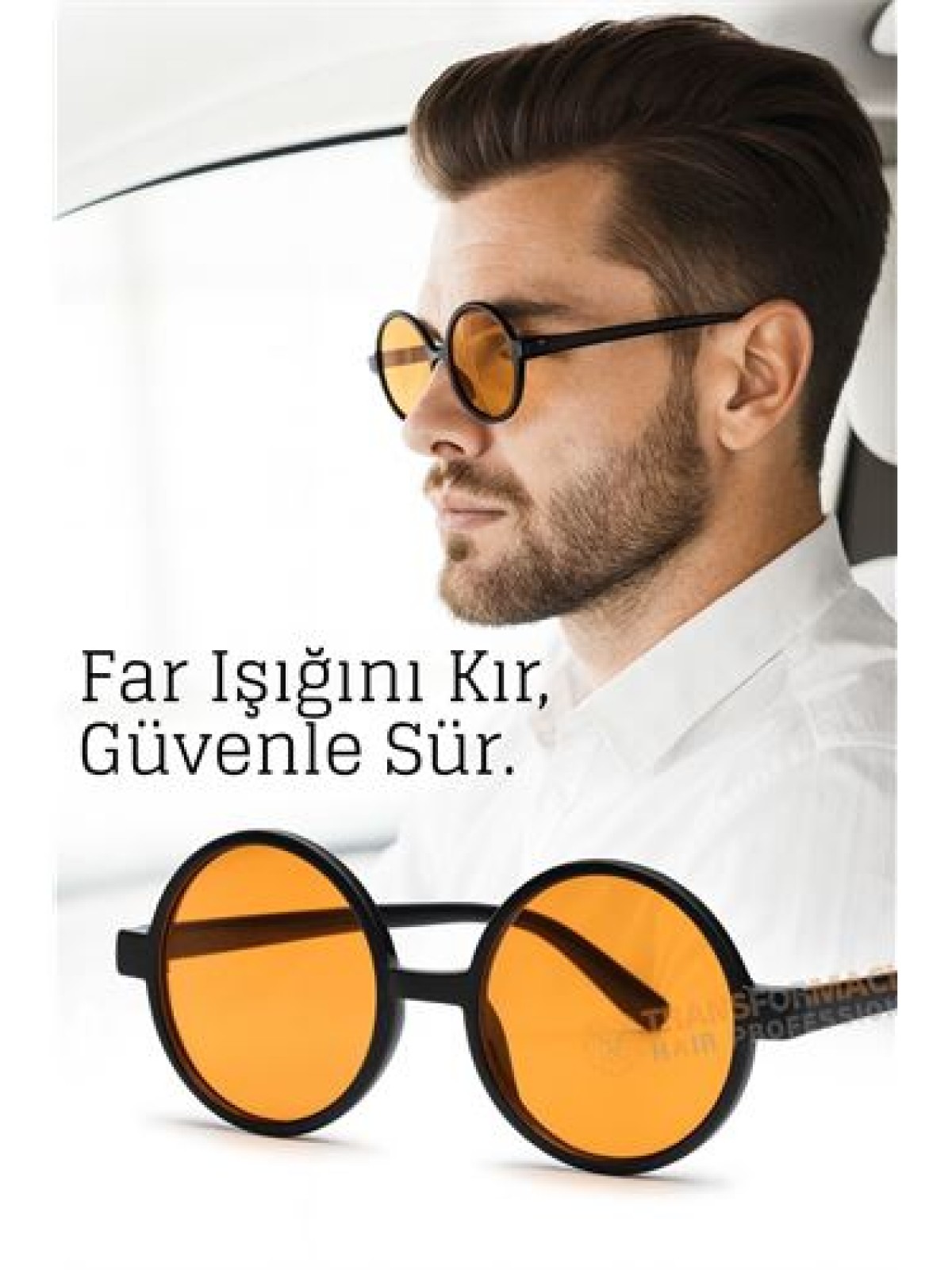 Parlama Önleyici Gece Sürüş Görüş Gözlüğü Sis Far Işık Önleyici Anti-Fog Gözlük