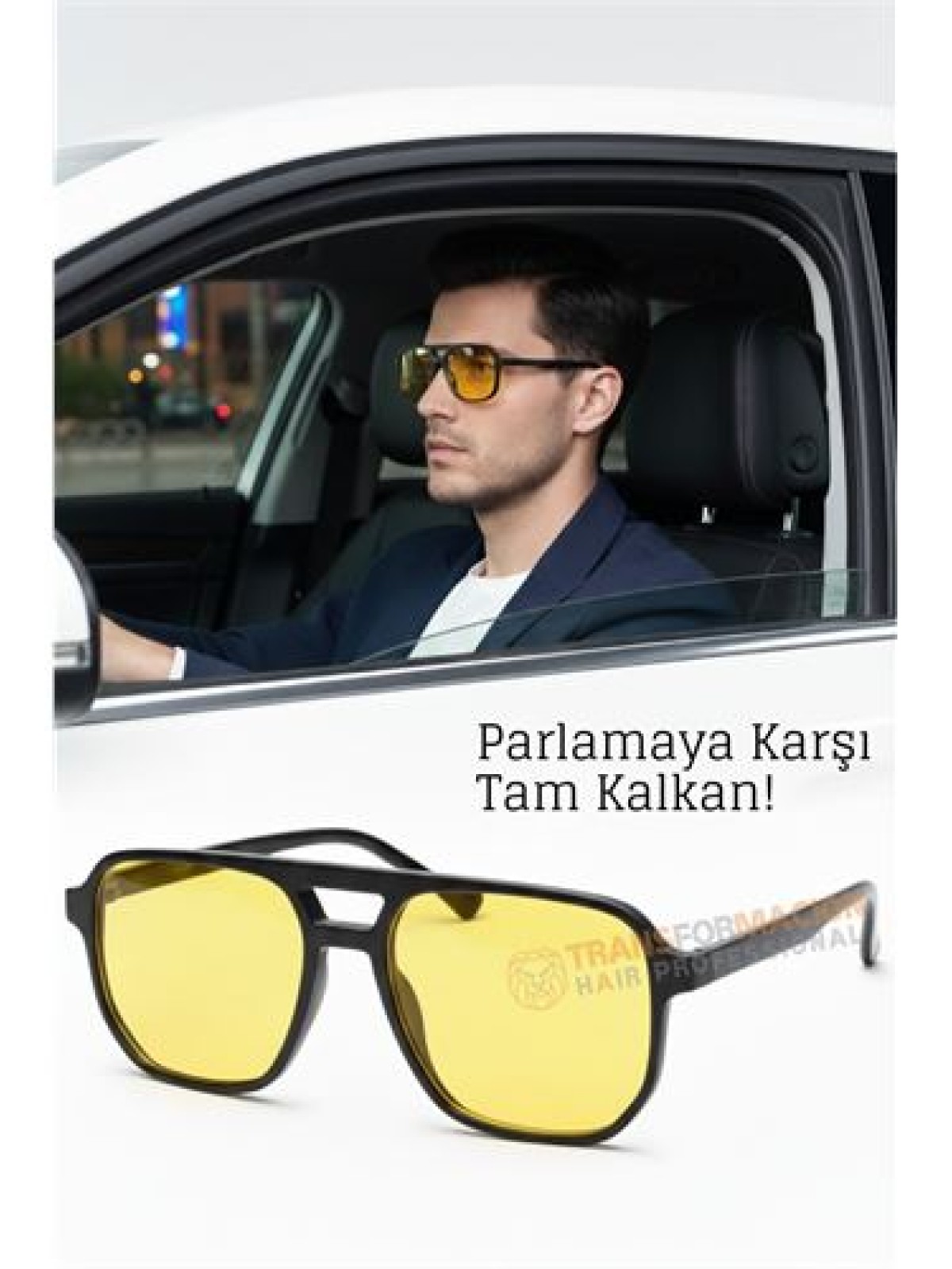 Gece Sürüş Görüş Parlama Önleyici  Gece Gözlüğü Sis Far Işık Önleyici Anti-Fog Gözlük