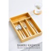 Bambu Çekmece İçi Kaşıklık Organizer