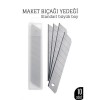 10'lu Kobalt Çelik Maket Bıçağı Yedek Uç Seti – Dayanıklı ve Keskin 18 mm 10'lu Kobalt Çelik Maket Bıçağı Yedek Uç Seti – Dayanıklı ve Keskin 18 mm