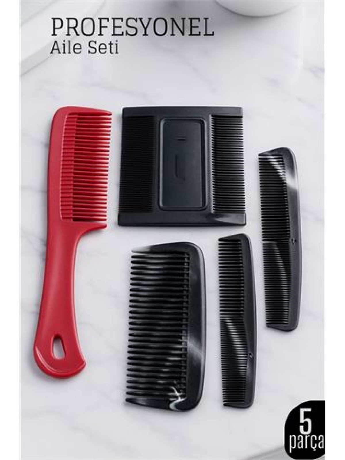 5'li Tarak Seti – Aile Tipi, Her Saç İçin Uygun