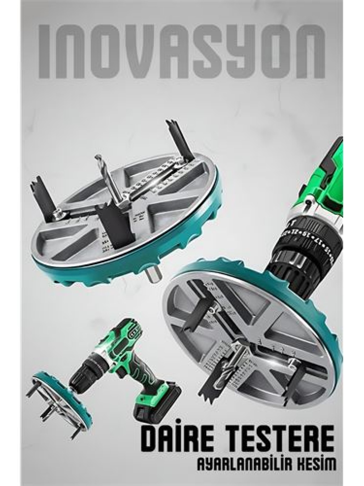 Ayarlanabilir Daire Testere Ucu 45–130 mm | Profesyonel Delme Aparatı