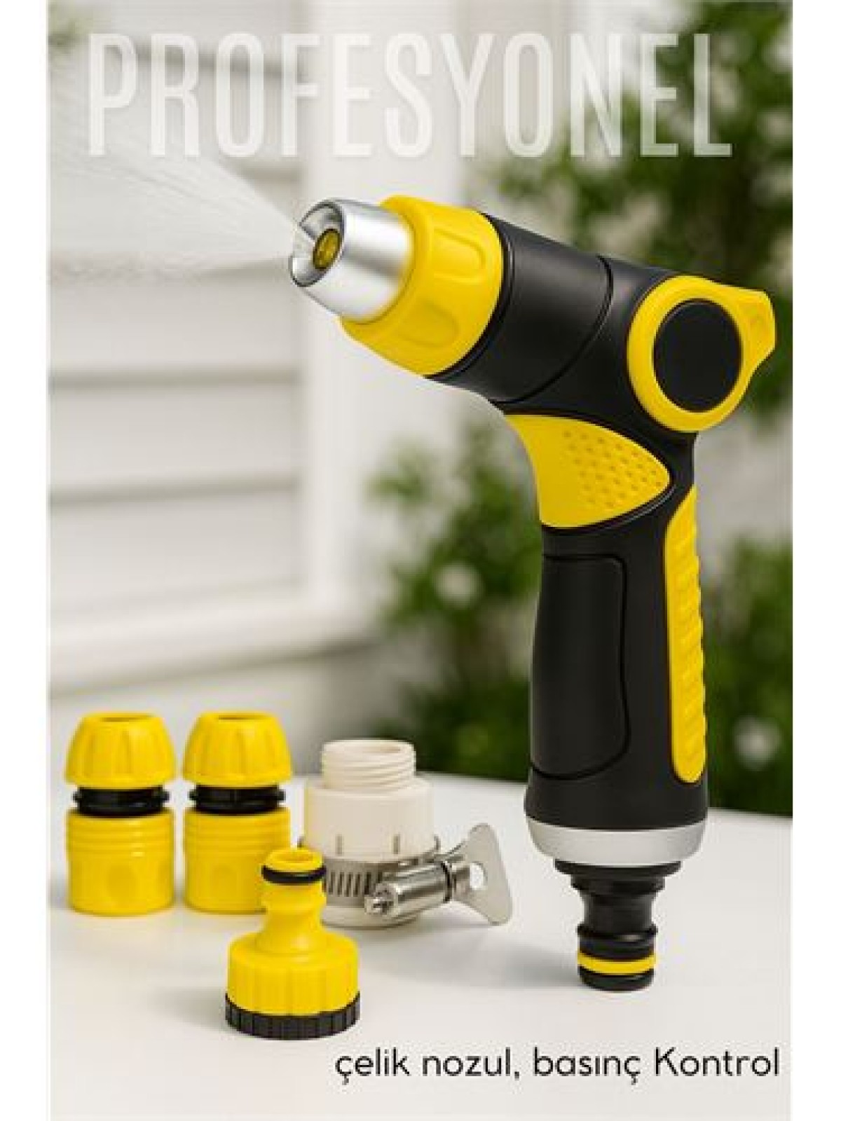 Bahçe/Oto Yıkama Tabancası Ayarlanabilir Hız Ayarı Yüksek Basınçlı Ayarlanabilir Nozul