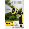 Profesyonel 8 Modelli Metal Basınçlı Sulama Tabancası Seti | Ayarlanabilir Jet | Hortum Konnektörlü