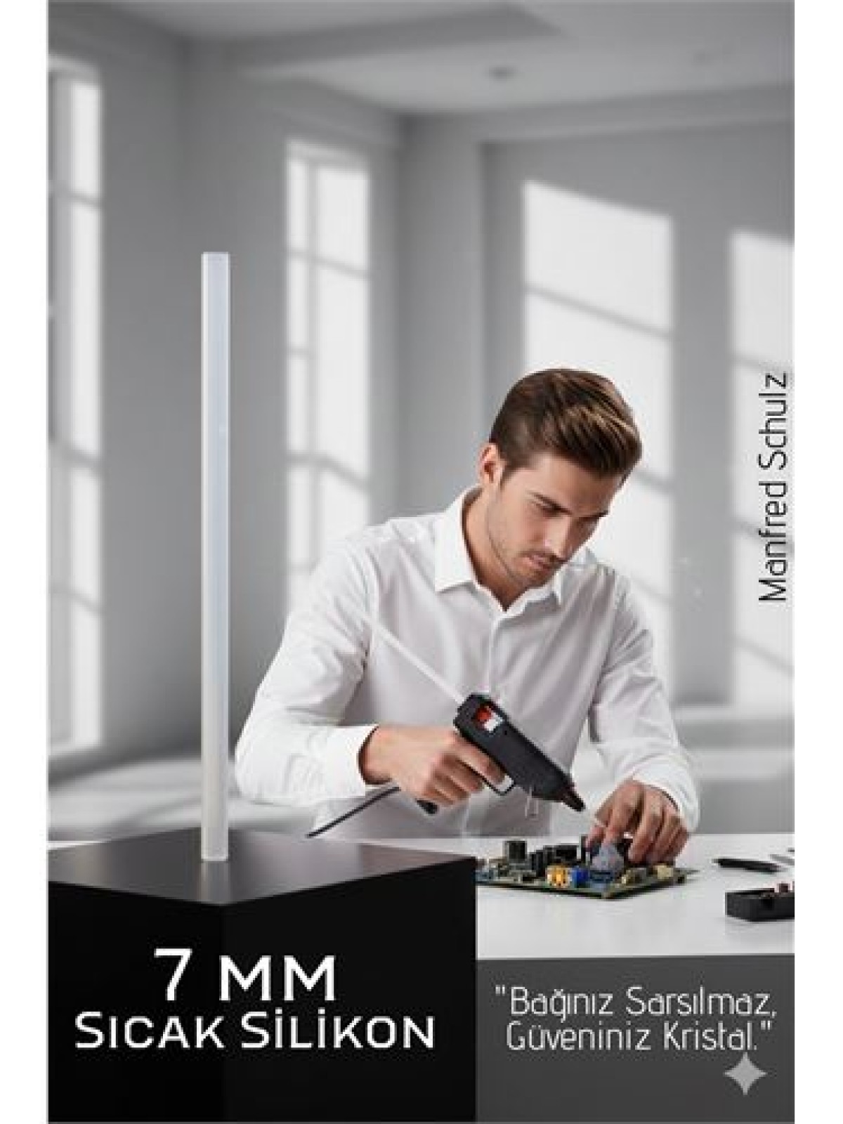 7mm İnce Ultra-Şeffaf Profesyonel Sıcak Silikon – Kristal Berraklığında Güçlü Yapışkan