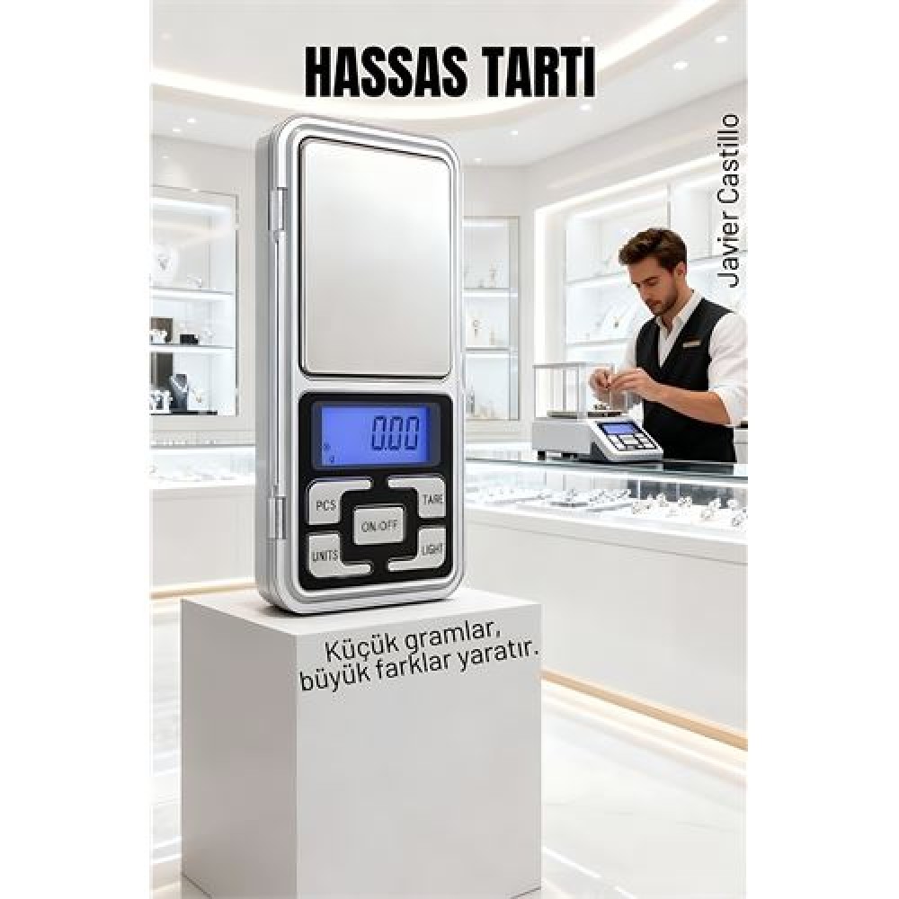 Hassas Cep Tartısı 0.01g - 200g | Kuyumcu & Mutfak Tipi Profesyonel Dijital Ölçüm Cihazı