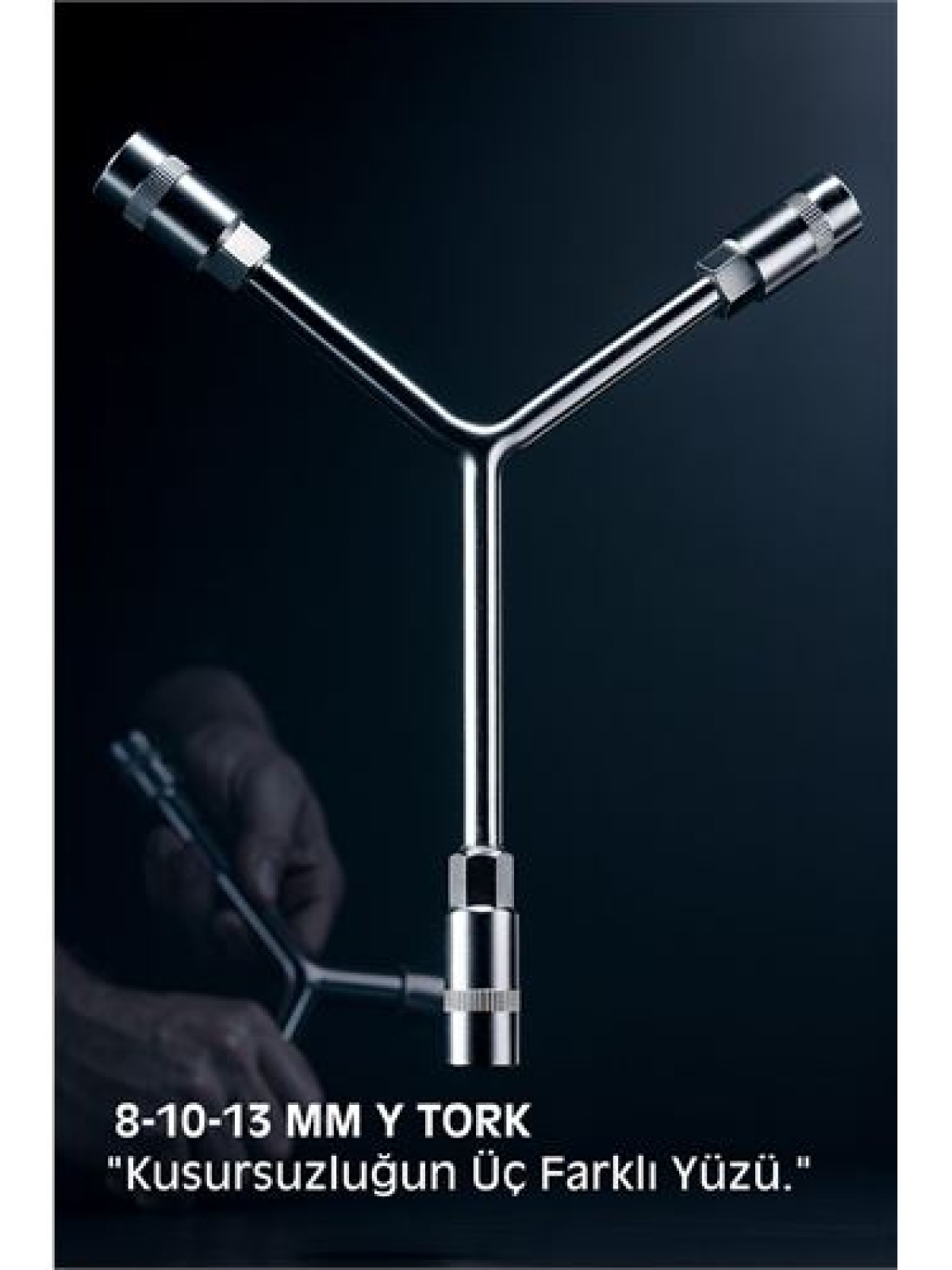 Y-Tipi 3'lü Lokma Anahtar - Yüksek Mukavemetli Krom Vanadyum Çelik - Bisiklet ve Motor Bakım Kiti