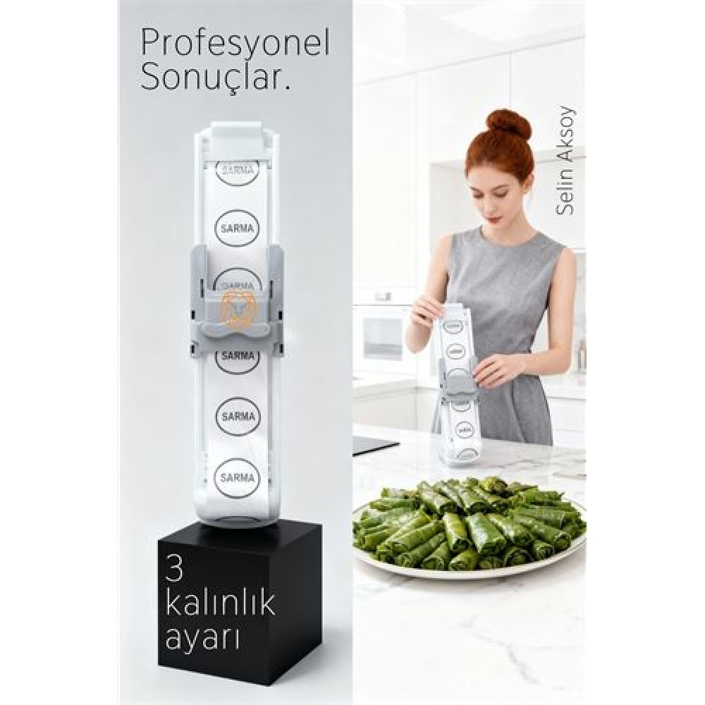 Ultra Pratik Yaprak Sarma Makinesi – Şef Dokunuşuyla Kusursuz ve Eşit Sarımlar Ultra Pratik Yaprak Sarma Makinesi – Şef Dokunuşuyla Kusursuz ve Eşit Sarımlar