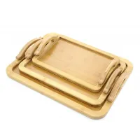 3'lü Bambu Tepsi Alk2165 3'lü Bambu Tepsi Alk2165