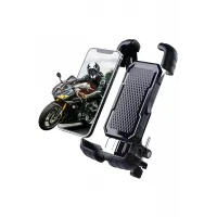 360° Derece Ayarlanabilen Gidon Bağlantılı Bisiklet Motosiklet İçin Abs 4-7.8″ İnç Telefon Tutucu