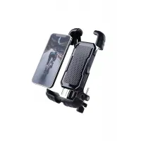 360° Derece Ayarlanabilen Gidon Bağlantılı Bisiklet Motosiklet İçin Abs 4-7.8″ İnç Telefon Tutucu