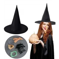 Cadı Şapkası Cadı Tırnakları Cadı Burnu Cadı Çenesi Cadı Diş Seti