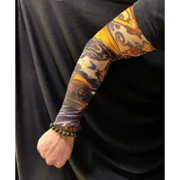 Çorap Dövme Giyilebilir Kol Bacak Dövmesi Likralı 2 Adet Model 27