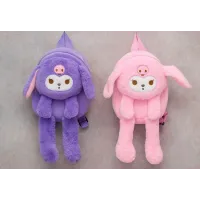 Peluş Işıklı Kuromi Sırt Çantası Alk3011 Peluş Işıklı Kuromi Sırt Çantası Alk3011